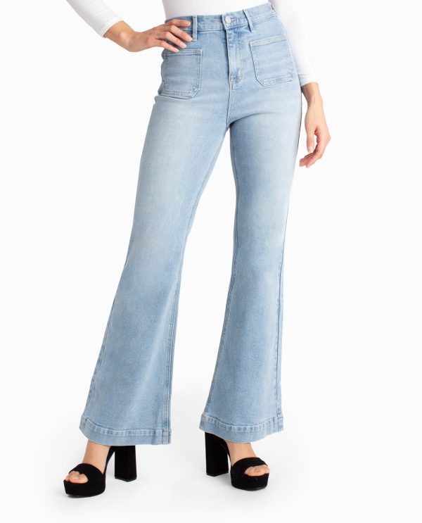 Immymart HIGH RISE FLARE JEAN